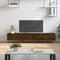 vidaXL - Tv-meubel - 150x36x30 - cm - bewerkt - hout - bruin - eikenkleur