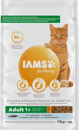 Iams Cat Adult - Vis - Kattenvoer - 10 kg