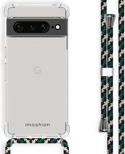 iMoshion Hoesje Geschikt voor Google Pixel 7 Pro Hoesje Met Koord - iMoshion Backcover met koord - Groen