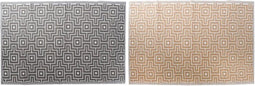 Tapijt DKD Home Decor Grijs Polypropeen (PP) (2 pcs)