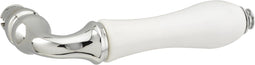 Impresso Perth - Deurkruk - Modulaire stift 8 mm - Chroom/Wit (2 stuks)