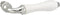 Impresso Perth - Deurkruk - Modulaire stift 8 mm - Chroom/Wit (2 stuks)