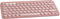 Logitech Pebble Keys 2 K380s - Draadloos Toetsenbord - Bluetooth - Tonal Rose
