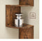 Wandrek Bolt - Wandrek - Stijlvol en functioneel - Bruin - 19,5x19,5x123 cm