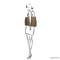 Gigi Fratelli Dames Leren Laptoptas 16-17 inch Romance Business ROM8007 Taupe