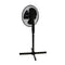 Staande ventilator - OCEANIC - 45 W - Ø 41 cm - 3 snelheden - Oscillerend - Kantelbaar - Zwart