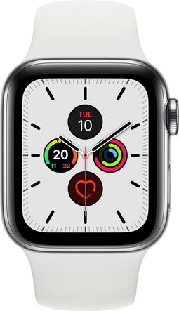 Apple Watch 5 - Smartwatch - Always-on display LTE - Roestvrij staal 40 mm