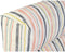 Kussen DKD Home Decor Voor op de grond Multicolour Aluminium Strepen 120 x 80 x 16 cm