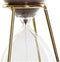 Decoratieve figuren DKD Home Decor Zandloper 8 x 8 x 19 cm Gouden Transparant