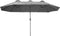 tectake® Dubbele parasol Silia - 460 x 270 cm - UV-bescherming 50+ - Grijs