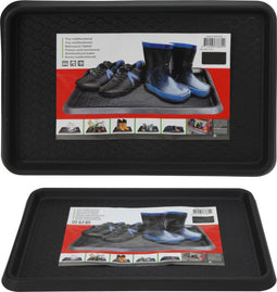 Laarzentray - Schoenenbak - Schoenentray - Vieze schoenen blad - 60x40cm - Zwart