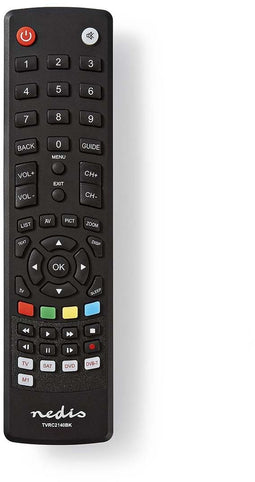 Nedis TVRC2340BK - Universele afstandsbediening - 4-in-1 met sneltoetsen - Zwart