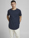 JACK&JONES JJENOA TEE SS CREW NECK - T-shirt 3-pack - 100% organisch katoen - Wit donkerblauw zwart (3-pack)