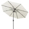 Coast Parasol - Tuinparasol - 3-Laags Dubbel Geventileerd Ø300 x 252 cm - Beige