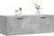 vidaXL - Wandkast - 100x36,5x35 - cm - bewerkt - hout - betongrijs