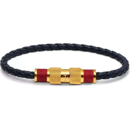 Tom Hope TM0272 - Armband Heren - Leer - Zwart