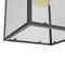 Urban Interiors Sky Plafondlamp Zwart - Helder glas - 21x21x27