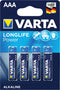 Varta - 4903/4B - Longlife Power AAA Batterijen - 4 stuks