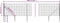vidaXL - Draadgaashek - met - grondankers - 1,1x10 - m - groen