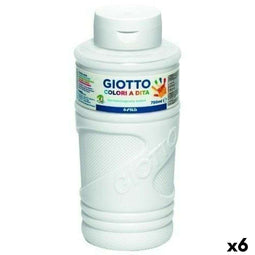 Vingerverf Giotto Wit 750 ml (6 Stuks)