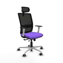 Piqueras y Crespo 1B086G2 - Bureaustoel - Verstelbare hoogte 50-62 cm - Lila