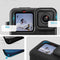 Bescherming Accessoires Set Geschikt Voor GoPro Hero 12, 11, 10 & 9 - Siliconen Case - Polskoord - Lens Kapjes - Housing - 12-Delig