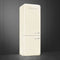 Smeg FAB38LCR6 koel-vriescombinatie Vrijstaand 481 l Crème