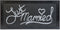 Wandkrijtbord Woody - 20x40 - zwart