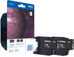 Brother LC-1220BK - Inktcartridges - 2 stuks - Zwart