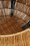 Mica Decorations Liliano Mand - Set van 2 - H48 x Ø50 cm - Jute - Zwart (2 stuks)