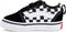 Vans TD Ward Slip-On - Lage sneakers - Dubbel gestikte bovenlaag - Black/True White - Maat 23.5