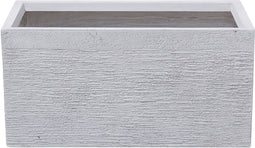 MYRA - Plantenbak - Wit - 60 cm - Klei-vezelmengsel