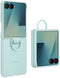 Samsung Galaxy Z Flip 7 - Ring Case - Hoogwaardige bescherming met ring - Blauw