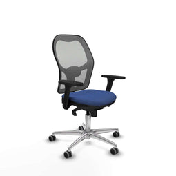 Piqueras y Crespo 3D086G0 - Bureaustoel - Verstelbare hoogte met armleuning - Marineblauw