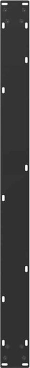 vidaXL - Eettafelpoten - 2 - st - U-vormig - 100x(72-73) - cm - staal - zwart
