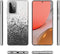 iMoshion Hoesje Geschikt voor Samsung Galaxy A72 Hoesje Siliconen - iMoshion Design hoesje - Zwart / Transparant / Splatter Black
