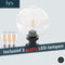 Iben Tuinbol Voordeelset - 3 Tuinbollen Ø35cm - Eenvoudige Buitenverlichting! Geen Gedoe met Grondkabels - Vervanger van Tuinverlichting op zonne-energie
