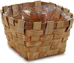 Ibergarden Bloempot 18 X 18 X 9,5 Cm Riet Naturel