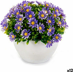 Ibergarden Decoratieve Plant Margriet Plastic 14 X 13 X 14 Cm (12 Stuks)