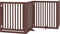 vidaXL - Hondenhek - inklapbaar - 4 - panelen - 320 - cm - populierenhout - bruin