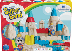 Goliath Super Sand Castle Adventure - Speelzand - 700g wit zand 400g blauw zand