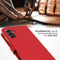 Selencia Hoesje Geschikt voor Samsung Galaxy A14 (5G) / A14 (4G) Hoesje Met Pasjeshouder - Selencia Echt Lederen Bookcase - Rood