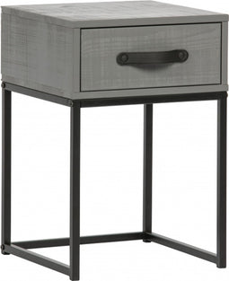 WOOOD Morris Nachtkast - Grenen - Leem - 52x35x35