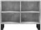 vidaXL - Tv-meubel - 69,5x30x50 - cm - bewerkt - hout - betongrijs