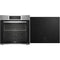 Beko BBSM12340X - Inbouw Ovenset - 72 liter - 4 kookzones - zwart/rvs