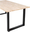 WOOOD Tablo Tafel met U-poot - Eiken - 75x220x90