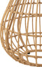 J-Line bijzettafel Mand Buiten - rotan/hout - naturel