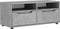 vidaXL - Tv-meubel - VISNES - 100x40x38 - cm - bewerkt - hout - betongrijs