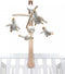 Little Dutch - Houten Muziekmobiel - 5 gansjes - Wit