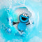 Glopals Light-Up Character Sesamstraat Koekiemonster Badspeelgoed GP-FIN-CHAR-COOKIE